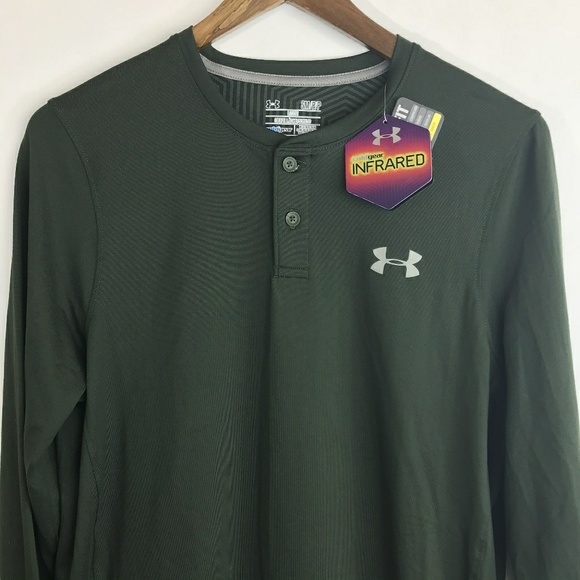 Under Armour ColdGear Infrared Henley Long Sleeve - Picture 2 of 6